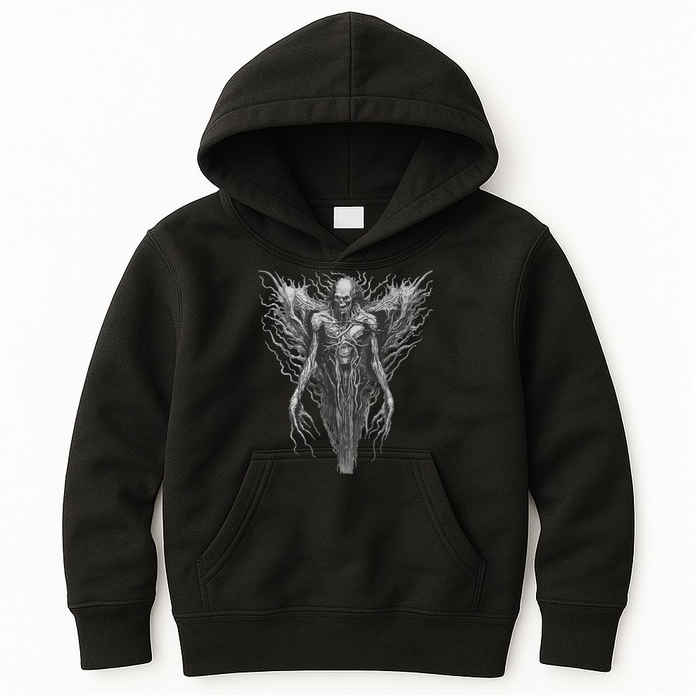 Dark Art Vintage Horror Horror Goth Aesthetic Kids Hoodie