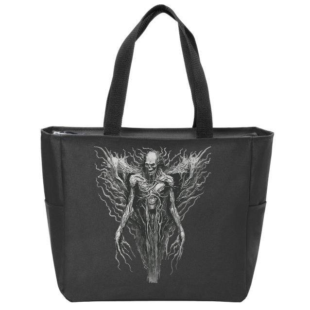 Dark Art Vintage Horror Horror Goth Aesthetic Zip Tote Bag