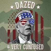 Dazed And Very Confused Biden Funny 4th Of July Legacy Tie Dye Trucker Hat