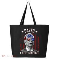 Dazed And Very Confused Biden Funny 4th Of July 25L Jumbo Tote