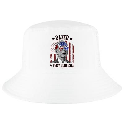 Dazed And Very Confused Biden Funny 4th Of July Cool Comfort Performance Bucket Hat