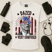 Dazed And Very Confused Biden Funny 4th Of July Cooling Performance Crew T-Shirt