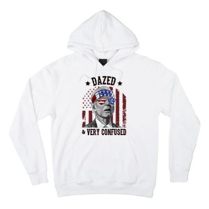 Dazed And Very Confused Biden Funny 4th Of July Hoodie