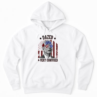 Dazed And Very Confused Biden Funny 4th Of July Hoodie