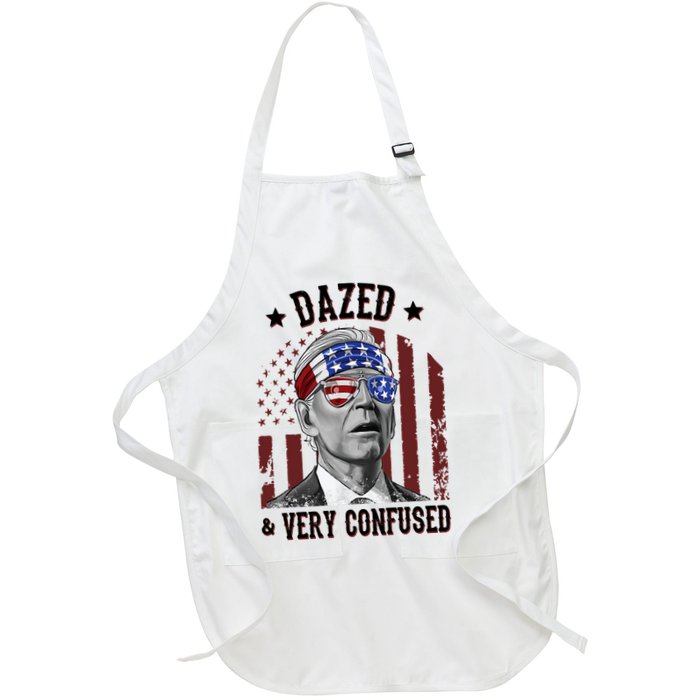 Dazed And Very Confused Biden Funny 4th Of July Apron