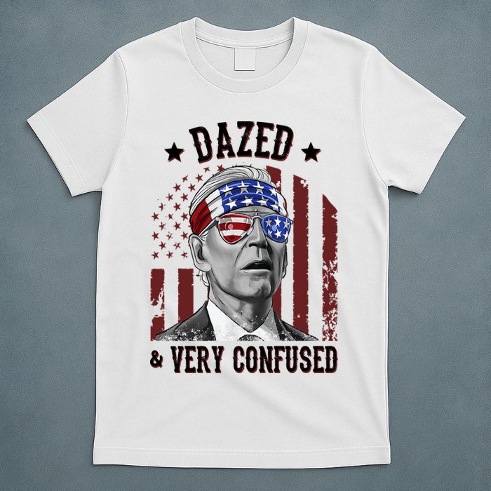 Dazed And Very Confused Biden Funny 4th Of July T-Shirt