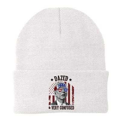 Dazed And Very Confused Biden Funny 4th Of July Beanie