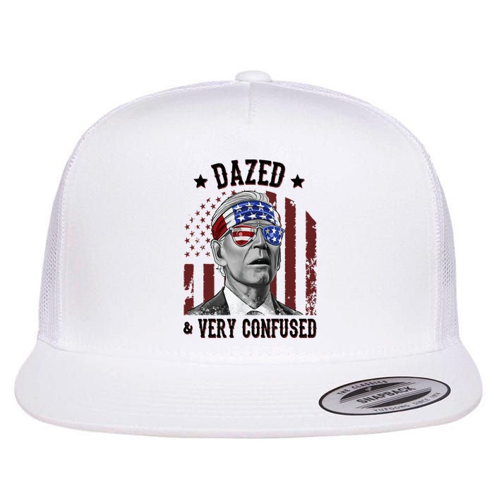 Dazed And Very Confused Biden Funny 4th Of July Flatbill Hat