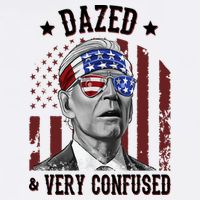 Dazed And Very Confused Biden Funny 4th Of July Flatbill Hat