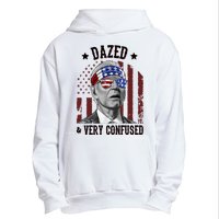 Dazed And Very Confused Biden Funny 4th Of July Urban Pullover Hoodie