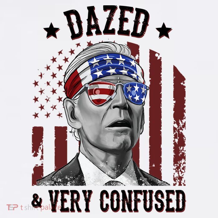 Dazed And Very Confused Biden Funny 4th Of July Poster