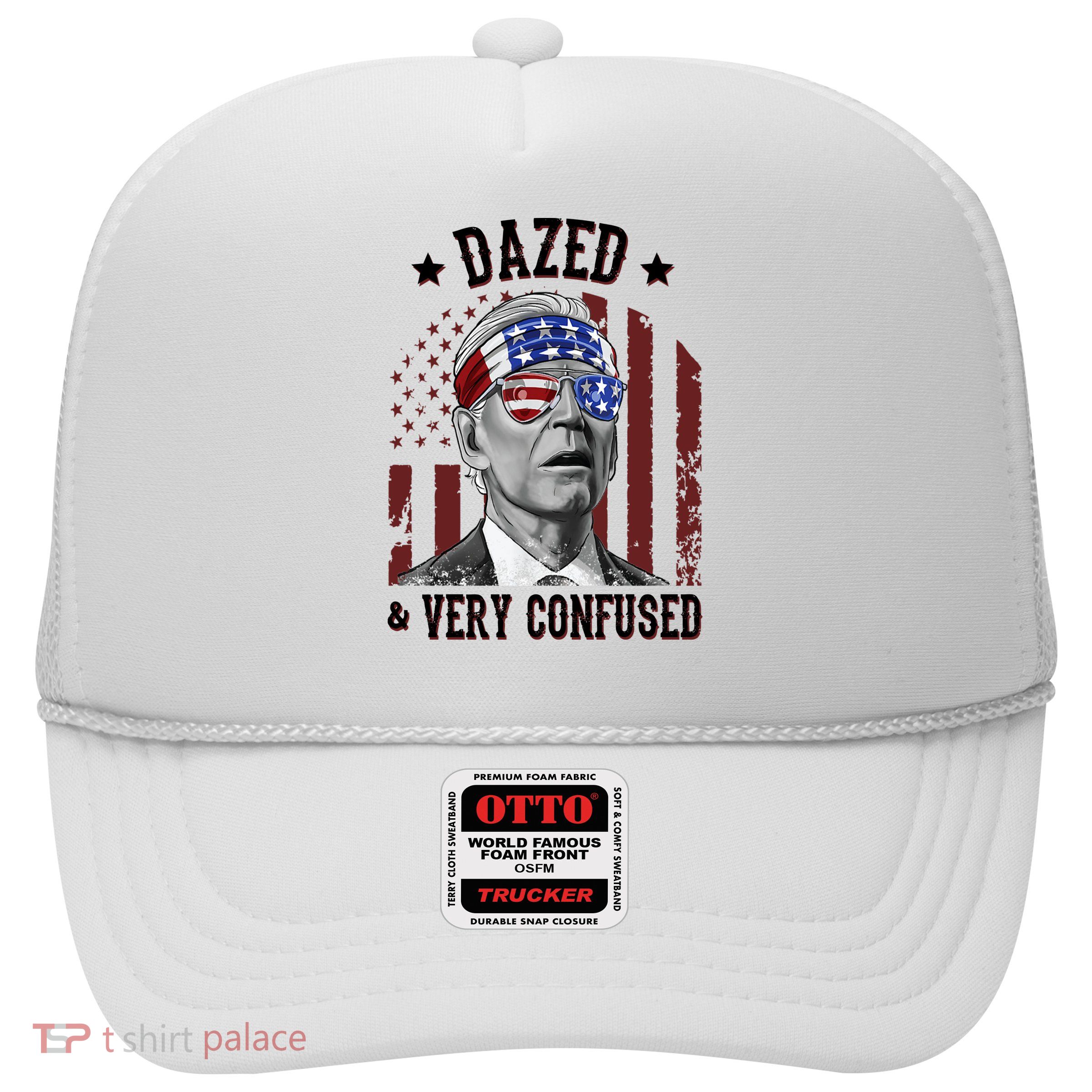Dazed And Very Confused Biden Funny 4th Of July Trucker Hat