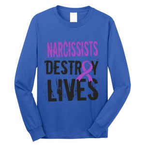 Domestic Abuse Violence Awareness Narcissism Narcissistic Gift Long Sleeve Shirt