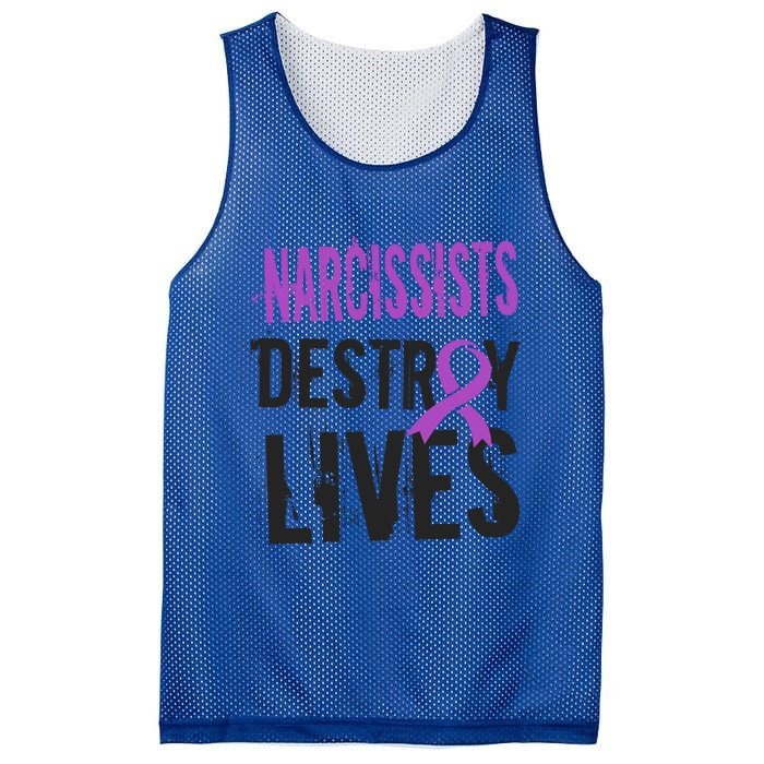 Domestic Abuse Violence Awareness Narcissism Narcissistic Gift Mesh Reversible Basketball Jersey Tank