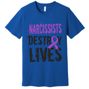 Domestic Abuse Violence Awareness Narcissism Narcissistic Gift Premium T-Shirt