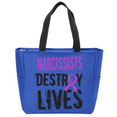 Domestic Abuse Violence Awareness Narcissism Narcissistic Gift Zip Tote Bag