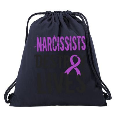 Domestic Abuse Violence Awareness Narcissism Narcissistic Gift Drawstring Bag