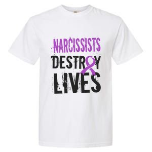 Domestic Abuse Violence Awareness Narcissism Narcissistic Gift Garment-Dyed Heavyweight T-Shirt