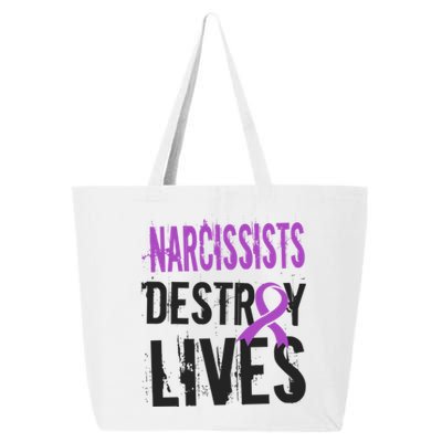 Domestic Abuse Violence Awareness Narcissism Narcissistic Gift 25L Jumbo Tote