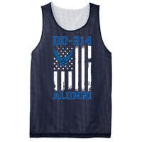 DD214 Alumni Veteran Vintage American Flag Mesh Reversible Basketball Jersey Tank