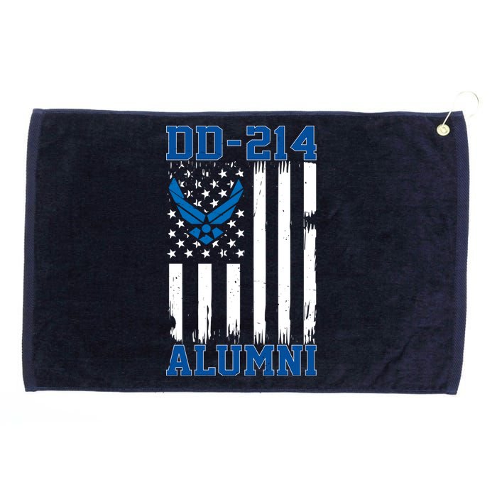 DD214 Alumni Veteran Vintage American Flag Grommeted Golf Towel