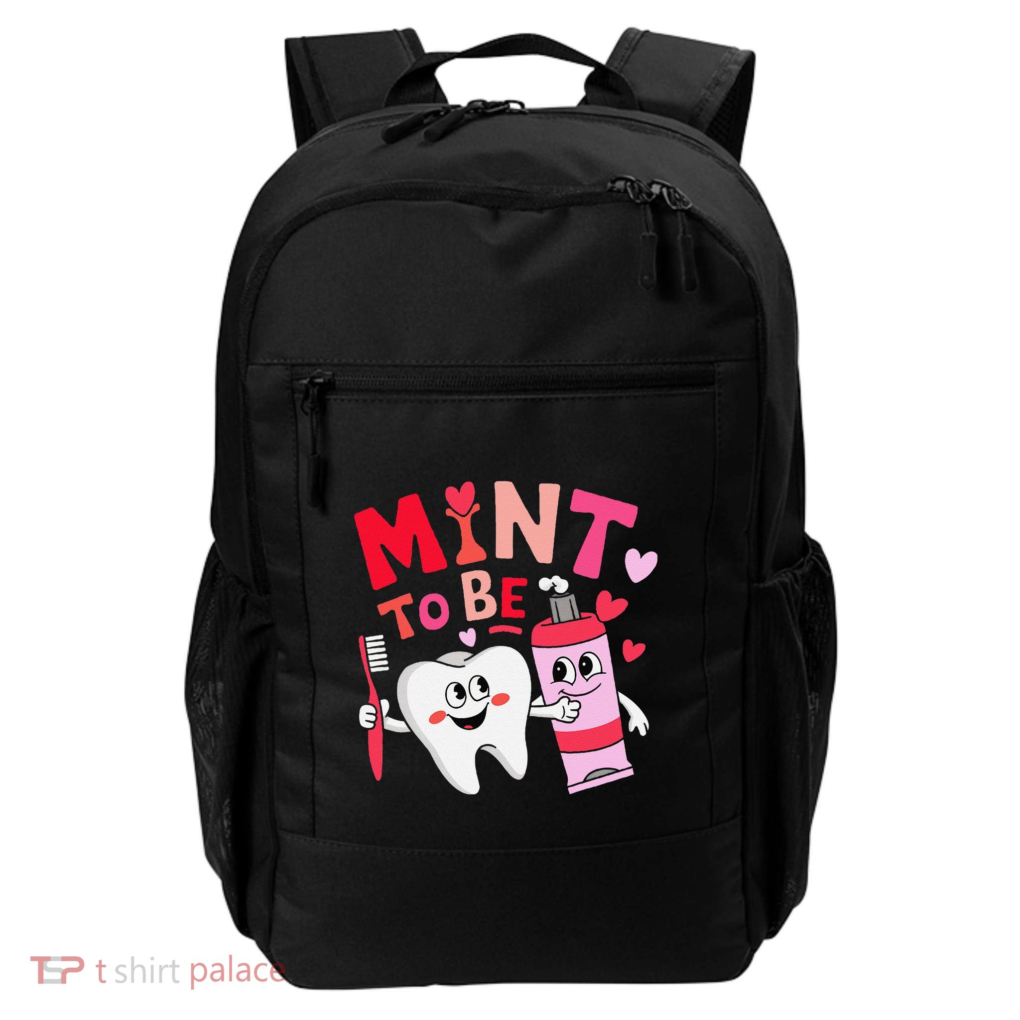 Dental Assistant Valentines Day Tooth Mint To Be Dentist Daily Commute Backpack