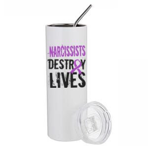 Domestic Abuse Violence Awareness Narcissism Narcissistic Gift Stainless Steel Tumbler