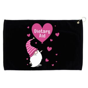 Dietary Aid Valentine Gnome Nurse Gift Valentines Day Gift Grommeted Golf Towel