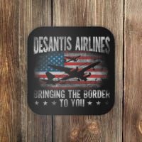 Desantis Airlines Vintage Shirt Bringing The Border To You Coaster