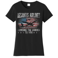 Desantis Airlines Vintage Shirt Bringing The Border To You Women's T-Shirt