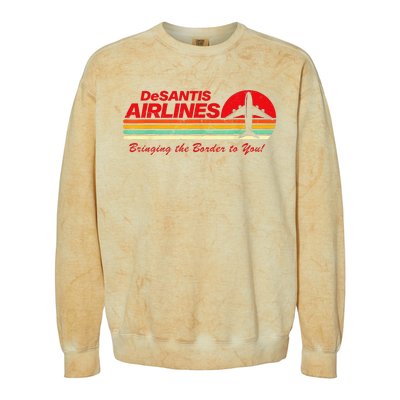 Desantis Airlines Vintage Colorblast Crewneck Sweatshirt