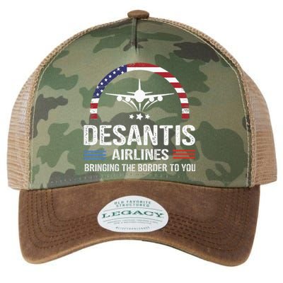 Desantis Airlines Vintage Bringing The Border To You Legacy Tie Dye Trucker Hat