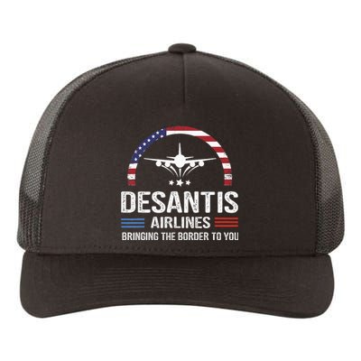 Desantis Airlines Vintage Bringing The Border To You Yupoong Adult 5-Panel Trucker Hat