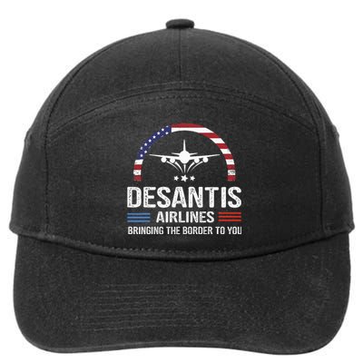 Desantis Airlines Vintage Bringing The Border To You 7-Panel Snapback Hat