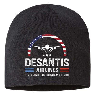 Desantis Airlines Vintage Bringing The Border To You Sustainable Beanie