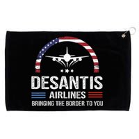 Desantis Airlines Vintage Bringing The Border To You Grommeted Golf Towel