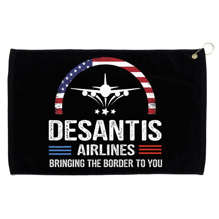 Desantis Airlines Vintage Bringing The Border To You Grommeted Golf Towel