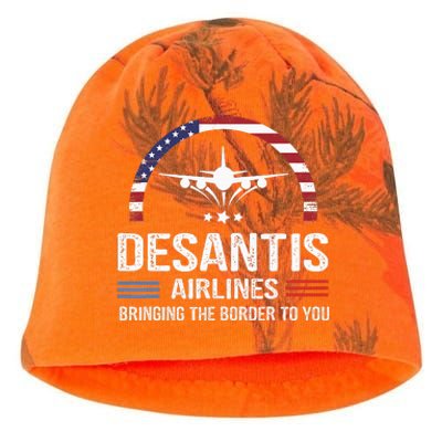 Desantis Airlines Vintage Bringing The Border To You Kati - Camo Knit Beanie