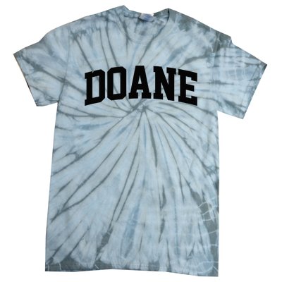 Doane Arch Vintage College Athletic Sport Tie-Dye T-Shirt