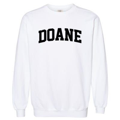 Doane Arch Vintage College Athletic Sport Garment-Dyed Sweatshirt