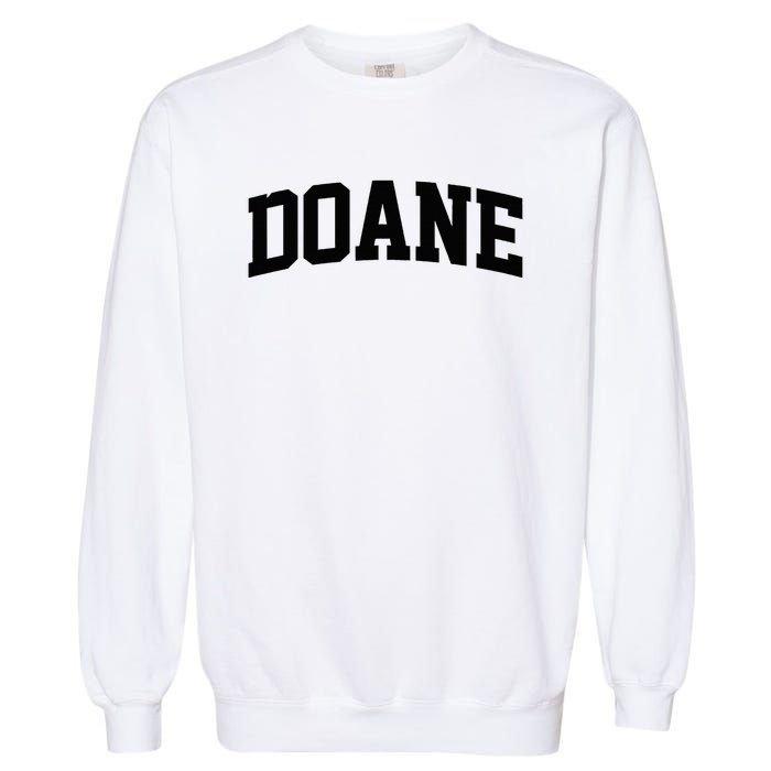 Doane Arch Vintage College Athletic Sport Garment-Dyed Sweatshirt