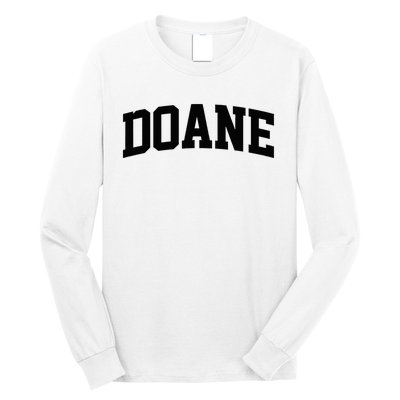 Doane Arch Vintage College Athletic Sport Long Sleeve Shirt