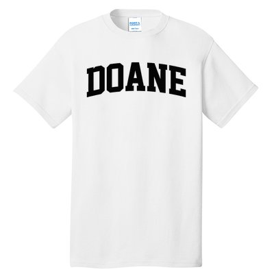 Doane Arch Vintage College Athletic Sport Tall T-Shirt