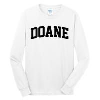 Doane Arch Vintage College Athletic Sport Tall Long Sleeve T-Shirt