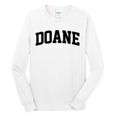 Doane Arch Vintage College Athletic Sport Tall Long Sleeve T-Shirt