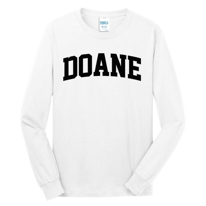 Doane Arch Vintage College Athletic Sport Tall Long Sleeve T-Shirt