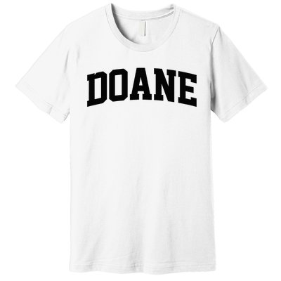 Doane Arch Vintage College Athletic Sport Premium T-Shirt