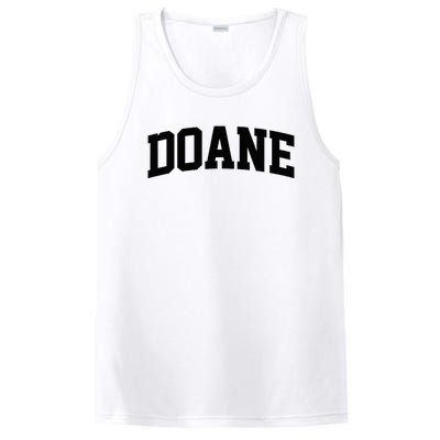 Doane Arch Vintage College Athletic Sport PosiCharge Competitor Tank