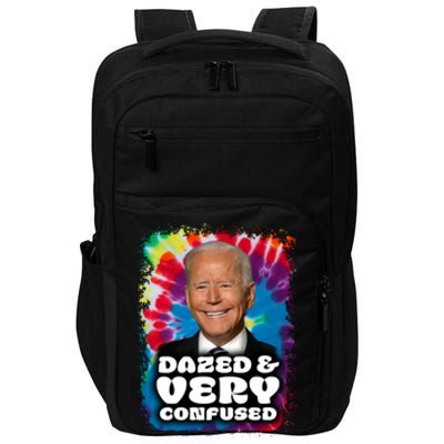 Dazed And Very Confused Joe Biden Hippie Impact Tech Backpack