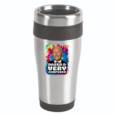 Dazed And Very Confused Joe Biden Hippie 16oz Travel Tumbler